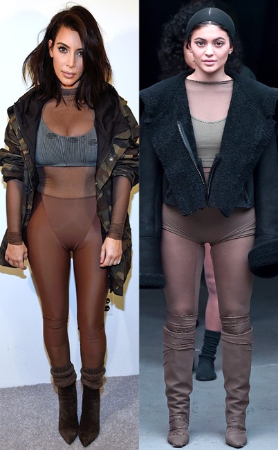 Kim Kardashian, Kylie Jenner, Look Alike Style